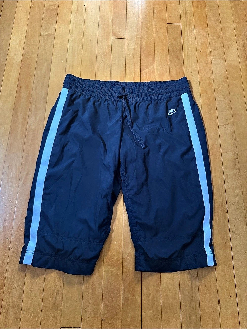 Nike Sportswear vintage 90s navy color block capri sweatpants women’s XL